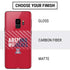 University of Arizona Wildcats Logo Split Red Galaxy S9 Skin